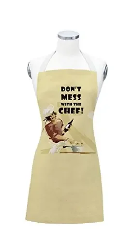 Christmas Vibes Printed Cotton Apron – 1 pc Quirky Apron
