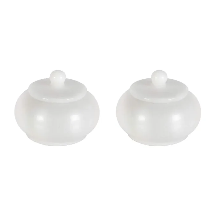 CHURU SILVERWARE Pearl White Sindoor Daani Kumkum Box Trinket Box – Std