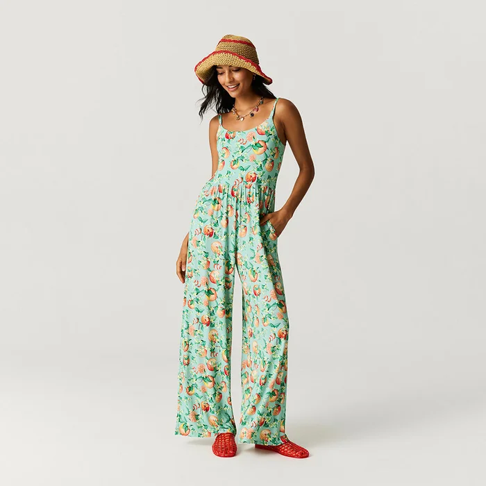 Citrus Green Sleeveless Women’s Jumpsuit | Arancia