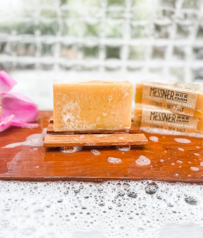 Citrus Sea Salt Soap – Made with Raw Honey and Beeswax