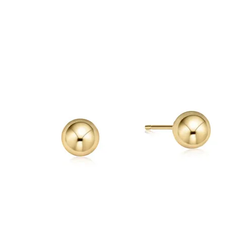 classic 6mm ball stud – gold