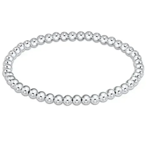 Classic Sterling 4mm Bead Bracelet