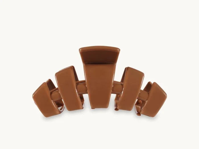 Classic Tiny Hair Clip Caramel