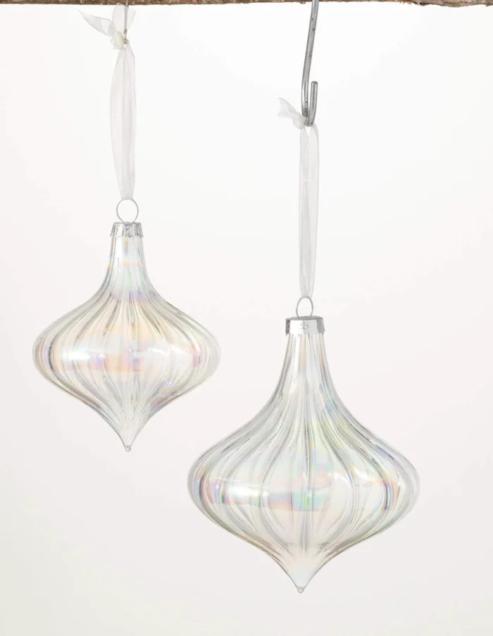 CLEAR DROP ORNAMENT