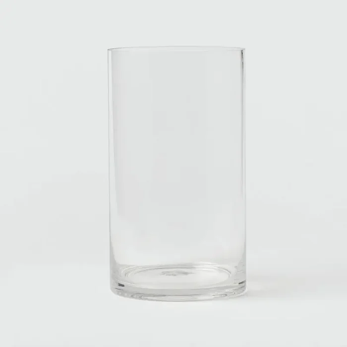 Clear Hurricane 4″ x 7″ Pillar Candle Holder – Room Essentials™ Transparent Vase, Tabletop Display