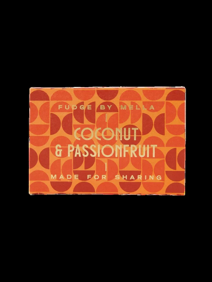 Coconut & Passion Fruit Fudge