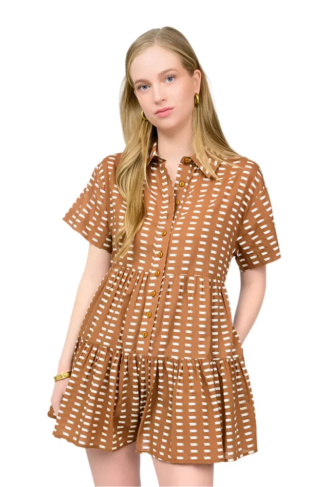 Coffee Print Romper