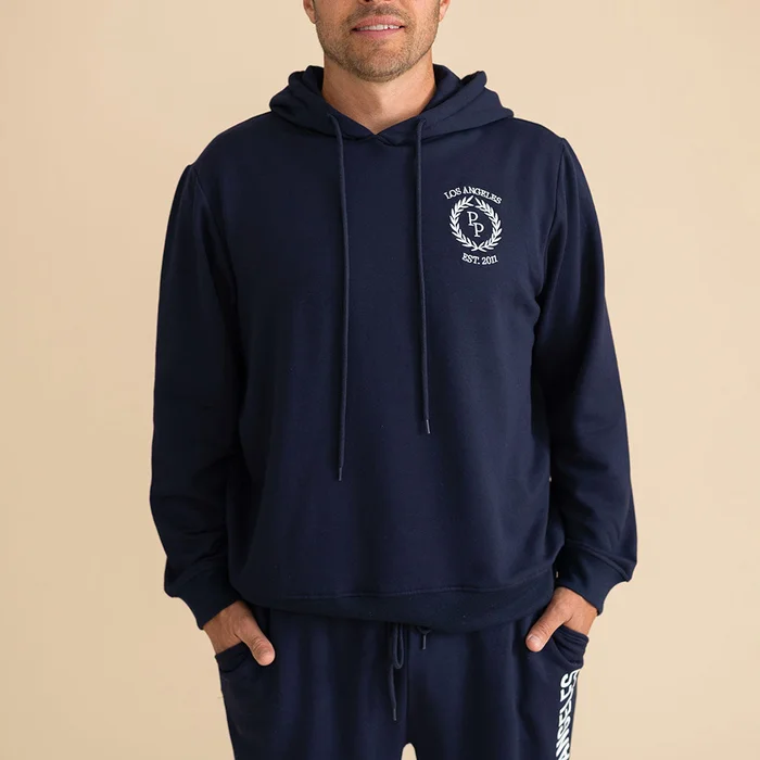 Collegiate Blue Adult Zip Hoodie | Varsity Navy