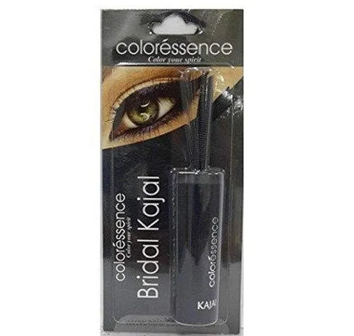 Coloressence High Definition Bridal Kajal Waterproof, Long lasting 24Hrs Stay Kajal, Black, 2.5g