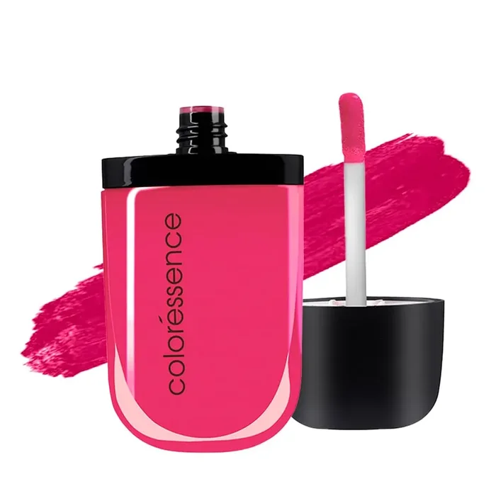 COLORESSENCE Intense Liquid Lip Color Long Lasting, Smudgeproof, Waterproof and Intense Color Formula for Long Lasting Effect 9+ Hours Intense Wear & Velvety Matte Finish Rose Petal 8ml