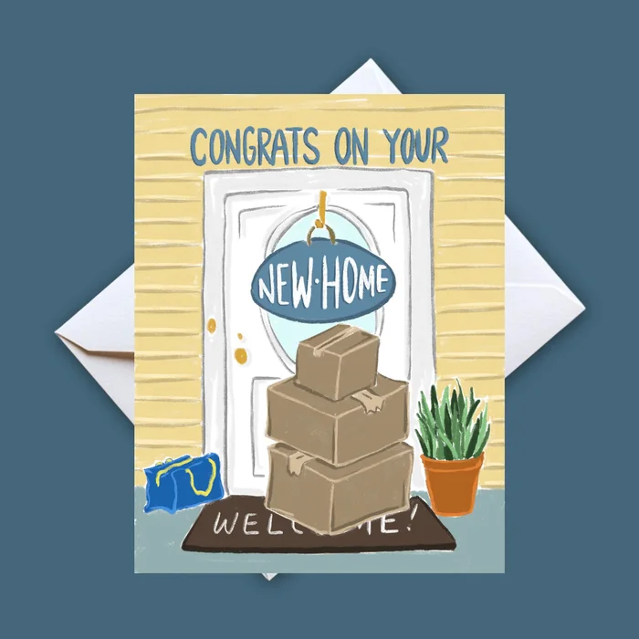 CONGRATS NEW HOME CARD