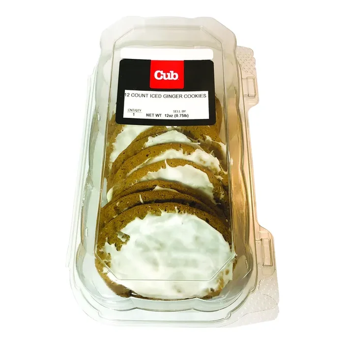 Cub Bakery Iced Ginger Cookie, 12 Each