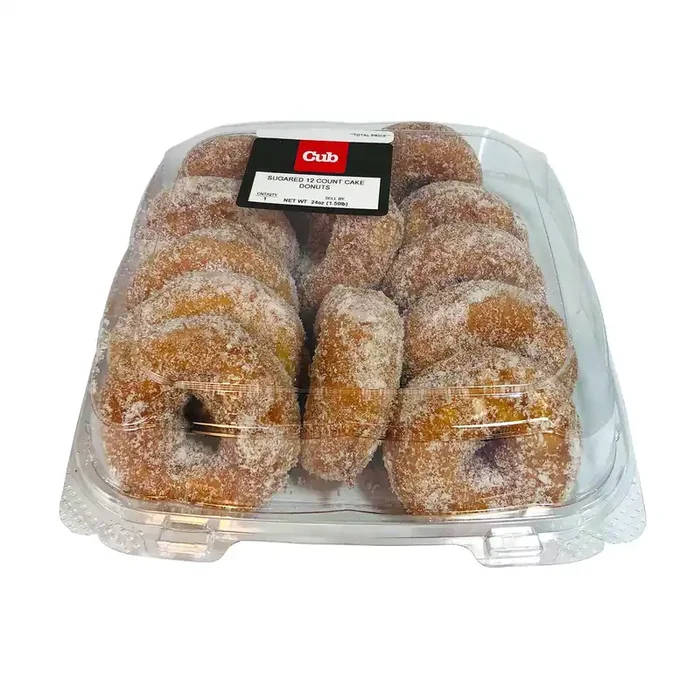 Cub Bakery Sugared Cake Donut, 12 Each