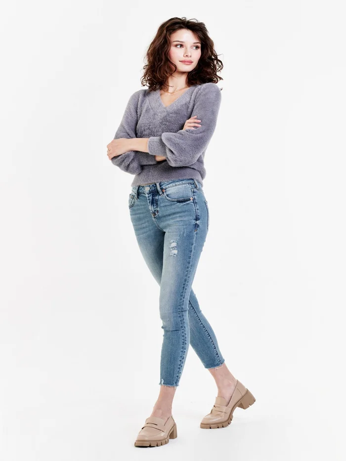 Dear John Valli Plush Sweater – Fragrant Lilac