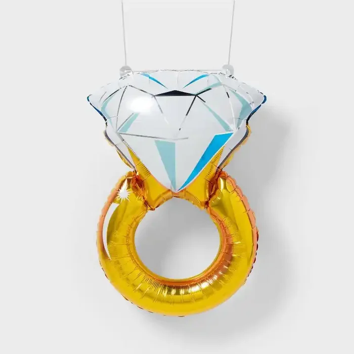 Diamond Ring Foil Balloon – Spritz™