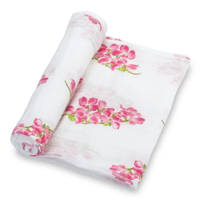 Dogwoods In Bloom Baby Swaddle Blanket