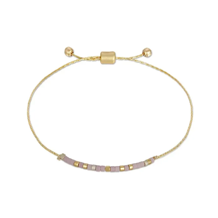 Dot and Dash Design Believe Bracelet