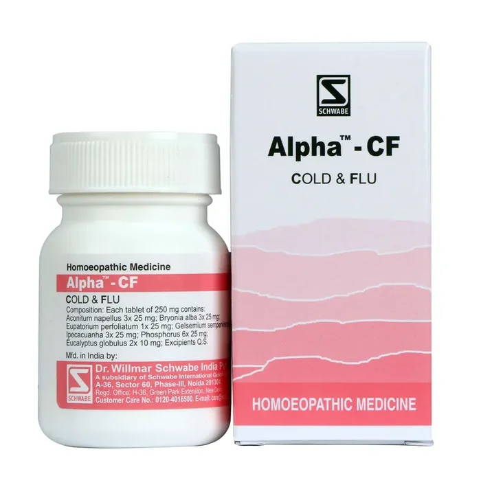 Dr. Willmar Schwabe India Alpha-CF Tabs.