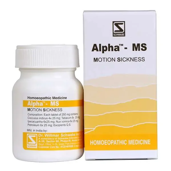Dr. Willmar Schwabe India Alpha-MS Tabs.