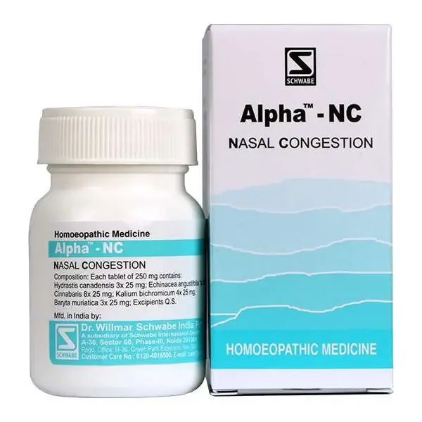 Dr. Willmar Schwabe India Alpha-NC Tabs.