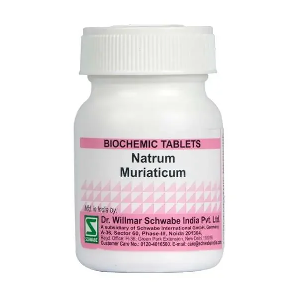 Dr.Willmar Schwabe India Natrum muriaticum (12x) (550gm.) Tabs.