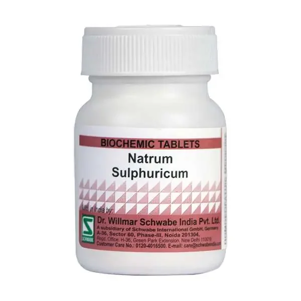 Dr.Willmar Schwabe India Natrum sulphuricum (12x) (20gm.) Tabs.