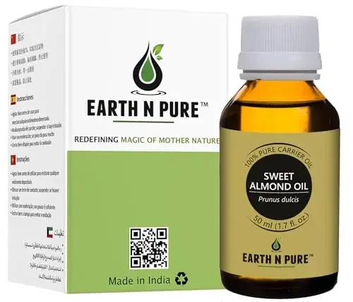 Earth N Pure Essential Oils (Sweet Almond Oil_50 ml)