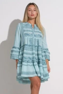 Elan Tiered Dress-CNE5570