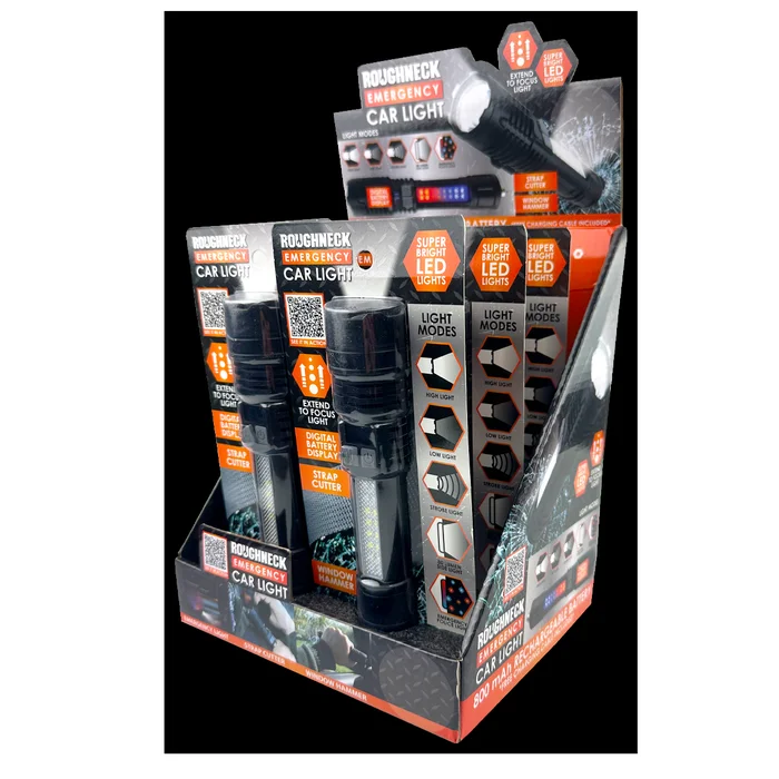 Emergency Rechargeable LED Flashlight Multi Tool
