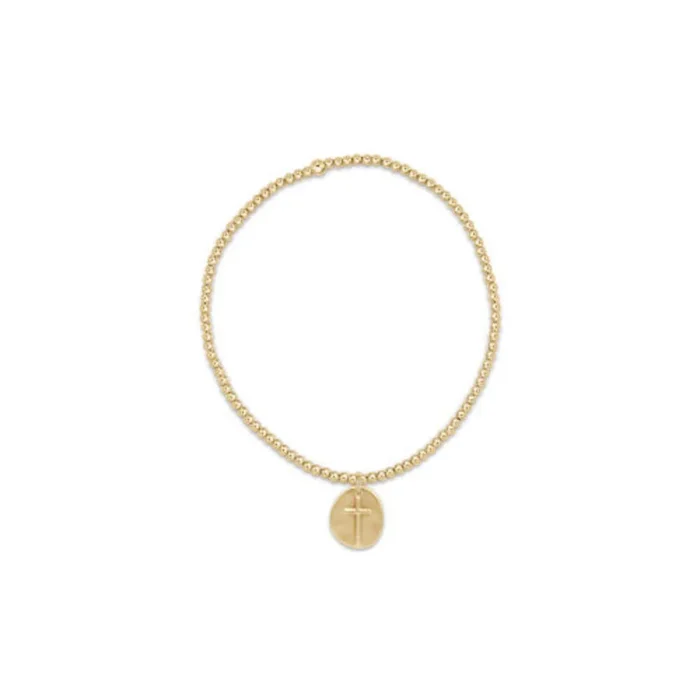enewton Classic Gold 2mm Bead Bracelet – Inspire Small Gold Charm