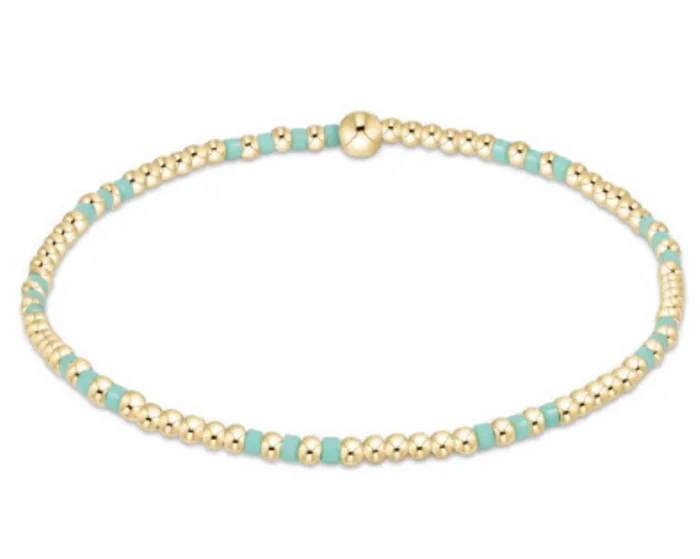 Enewton Hope Joy Pattern 2mm Bead Bracelet – Mint