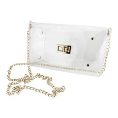 Envelope Crossbody with Gold