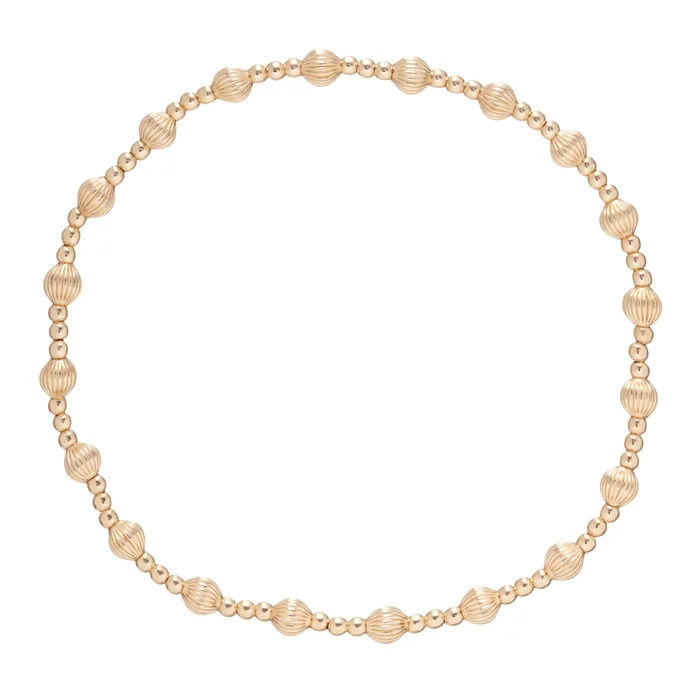 EXTENDS – DIGNITY SINCERITY PATTERN 4MM BEAD BRACELET