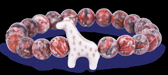 fahlo The Trek Bracelet-Giraffe Sahara Stone