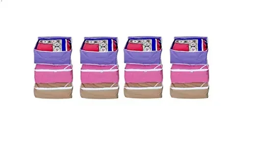 Fashion Bizz Non Woven Multi Saree Covers/Wardrob Organizer 12