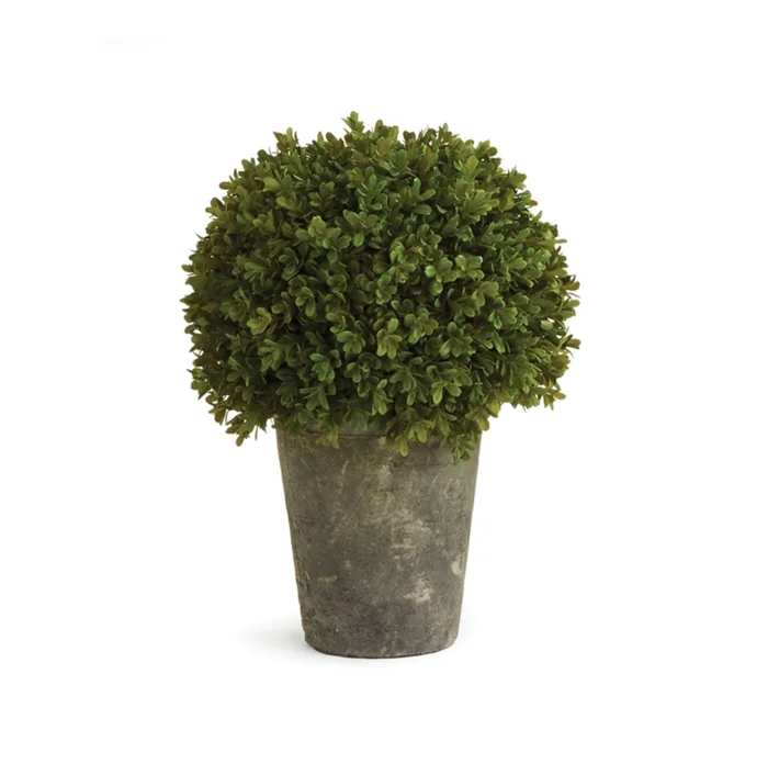 Faux Potted Boxwood