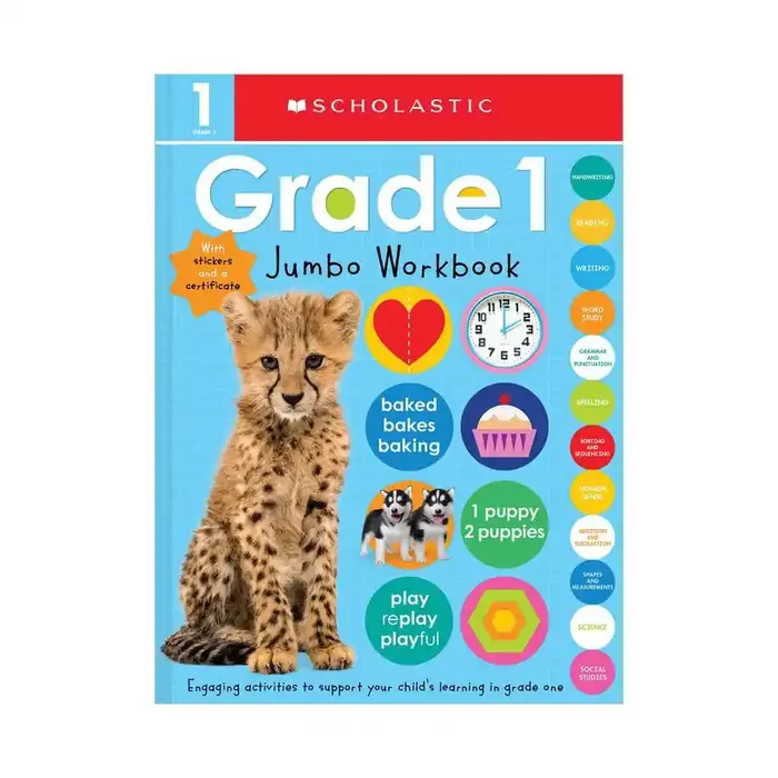First Grade Jumbo Workbook Scholastic Early Learners (Jumbo Workbook) – (Paperback)