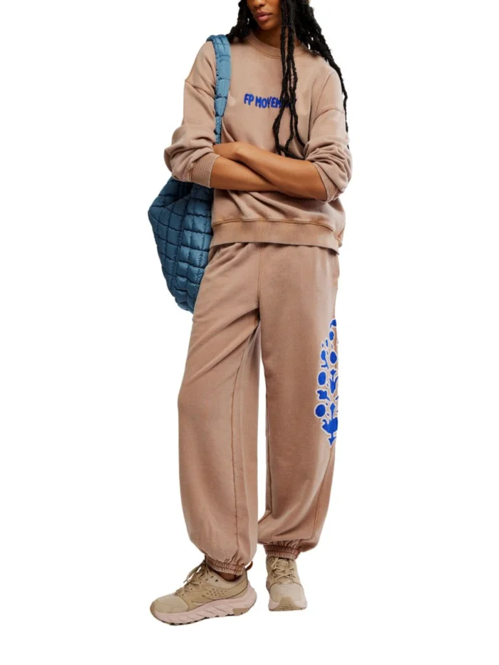 FP Movement All Star Pullover Embroidered – Twig Combo