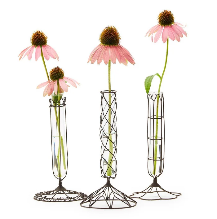 French Wire Stem Vase