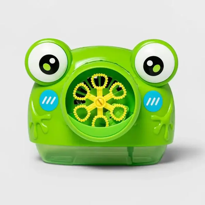 Frog Bubble Camera – Sun Squad™ Fun Bubble Blower for Kids 3+
