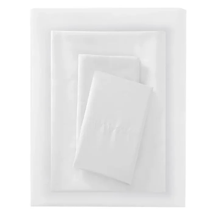 Full Microfiber Sheet Set White – Room Essentials™ Polyester, Peached Finish, OEKO-TEX Certified, Fits 15″ Mattress