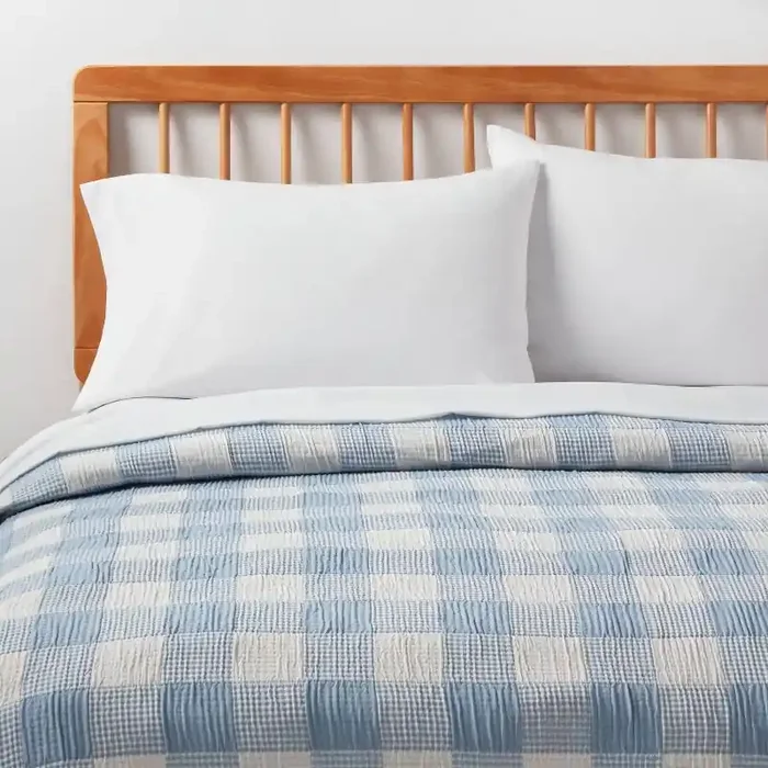 Full/Queen Matelasse Quilt Light Blue – Room Essentials™