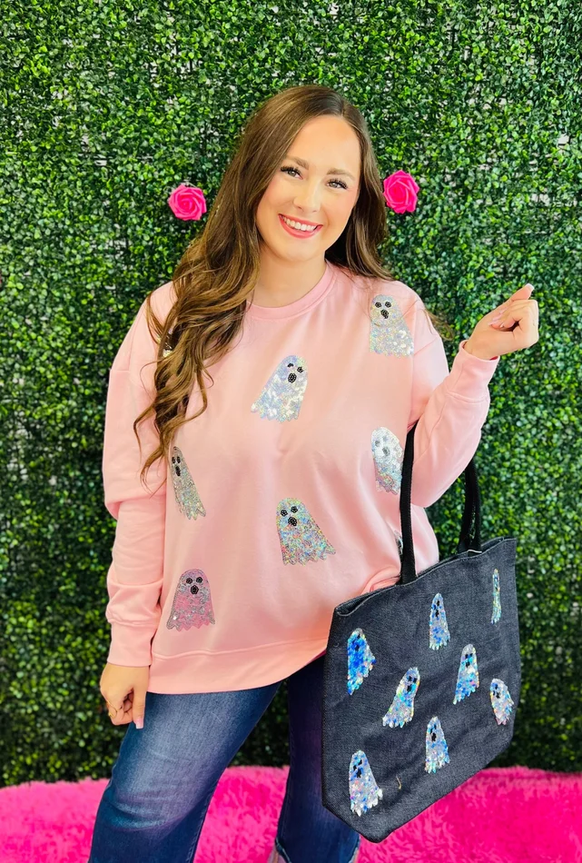 Ghost Sparkle Sweatshirt