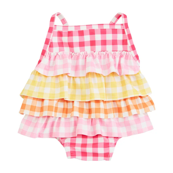 Gingham Ruffle Swim