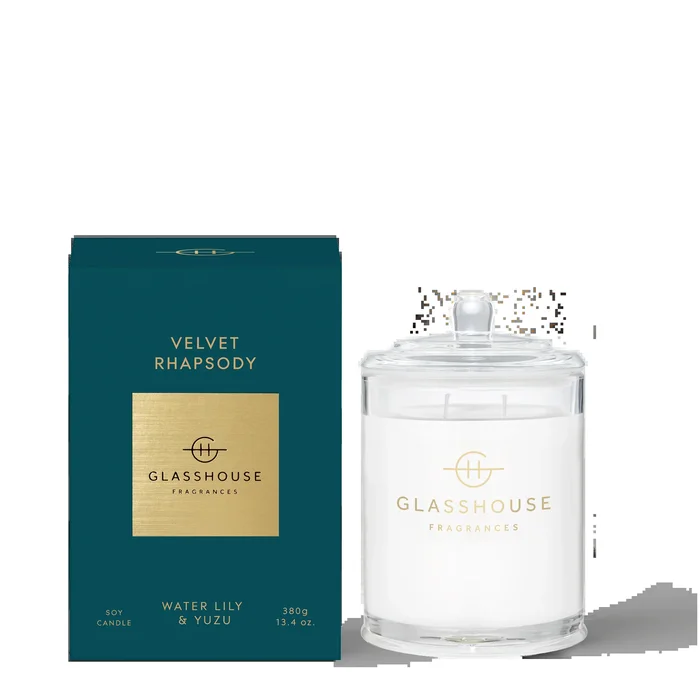 Glasshouse Fragrances 13.4 oz Candle – Velvet Rhapsody