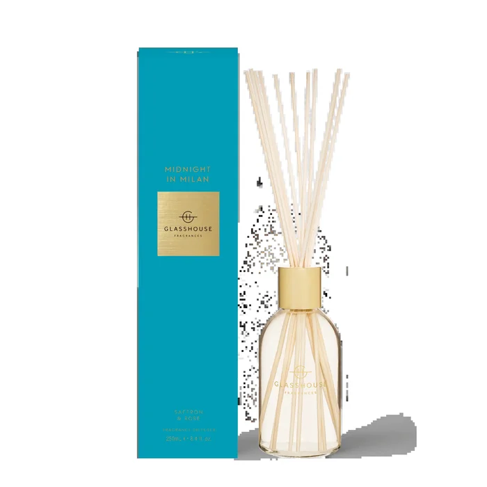 Glasshouse Fragrances 250ml Diffuser – Midnight in Milan