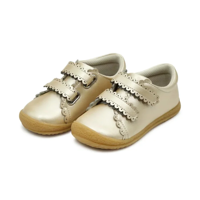GOLD MARISA SCALLOPED SNEAKER
