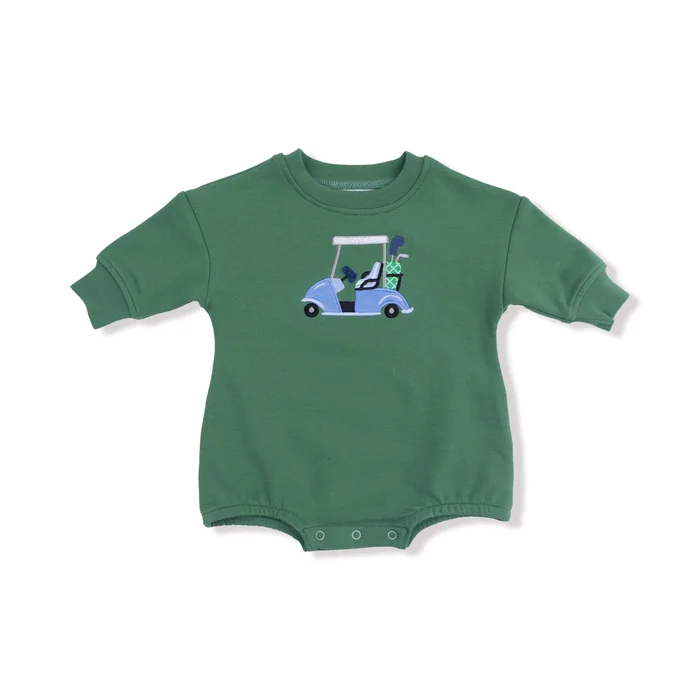 GOLF GREEN SWEATSHIRT BUBBLE