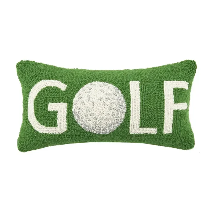 GOLF WITH BALL ICON HOOK PILLOW