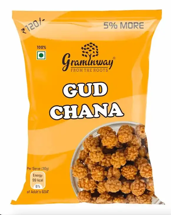 GRAMINWAY – FROM THE ROOTS High in Fiber Tasty & Healthy Snacks Diet Gud Chana